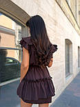 Жіноче літнє плаття в стилі бохо з багатоярусним воланом без рукавів (р. 42-46) 55036049, фото 4