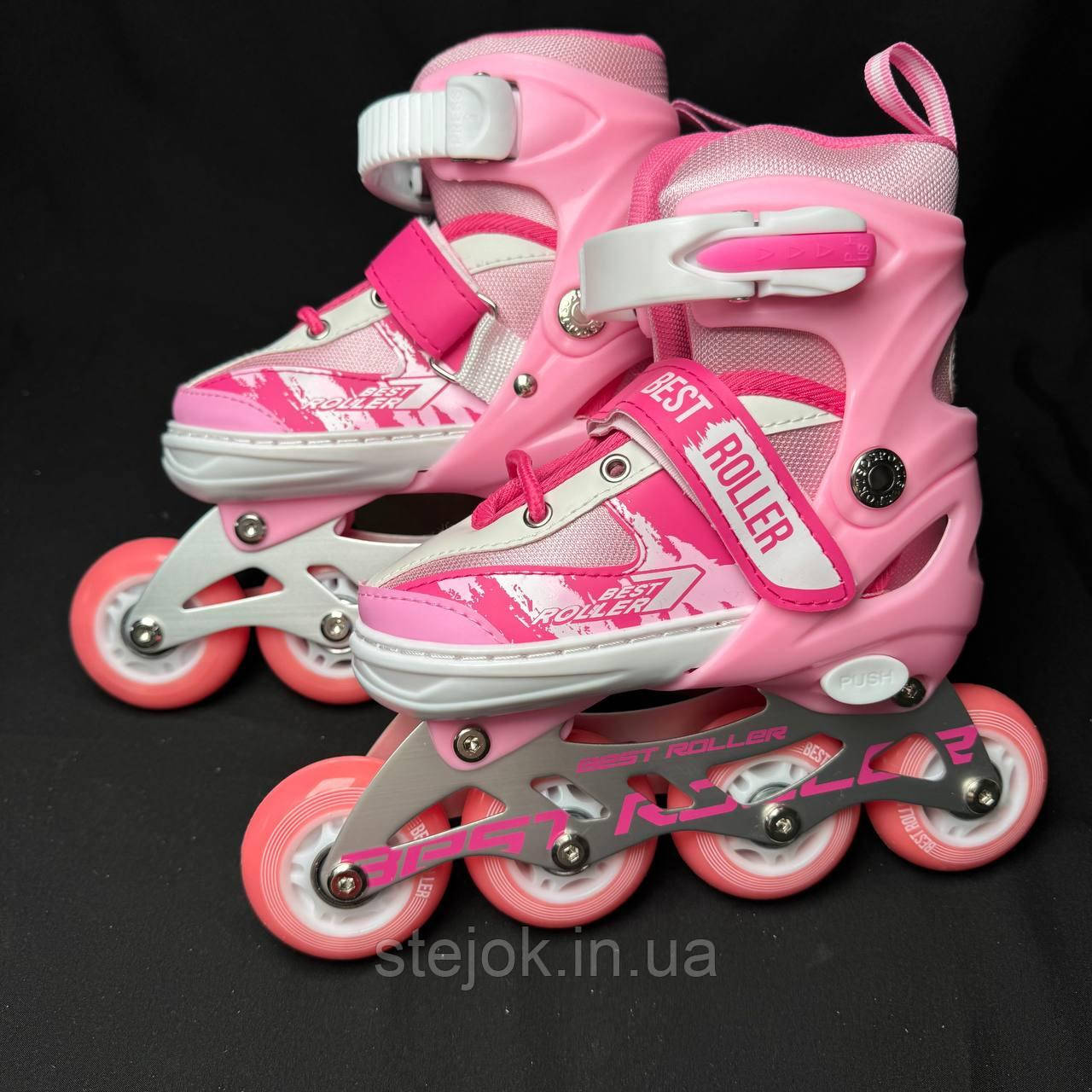 Дитячі ролики 36210-S Best Roller /розмір 30-33/ колір – РОЖЕВИЙ