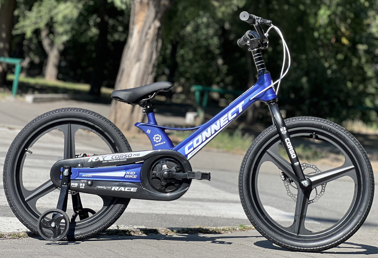 Велосипед дитячий 20" Corso CONNECT MG-20376 на зріст 110-125 см синій