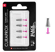 Набір міжзубних йоржиків Curaprox Black is White refill CPS Carbon M (0,9 - 6,5мм), 4 шт