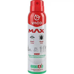 Аерозоль від комарів, кліщів і мошок з пантенолом Vaco Max, 100мл