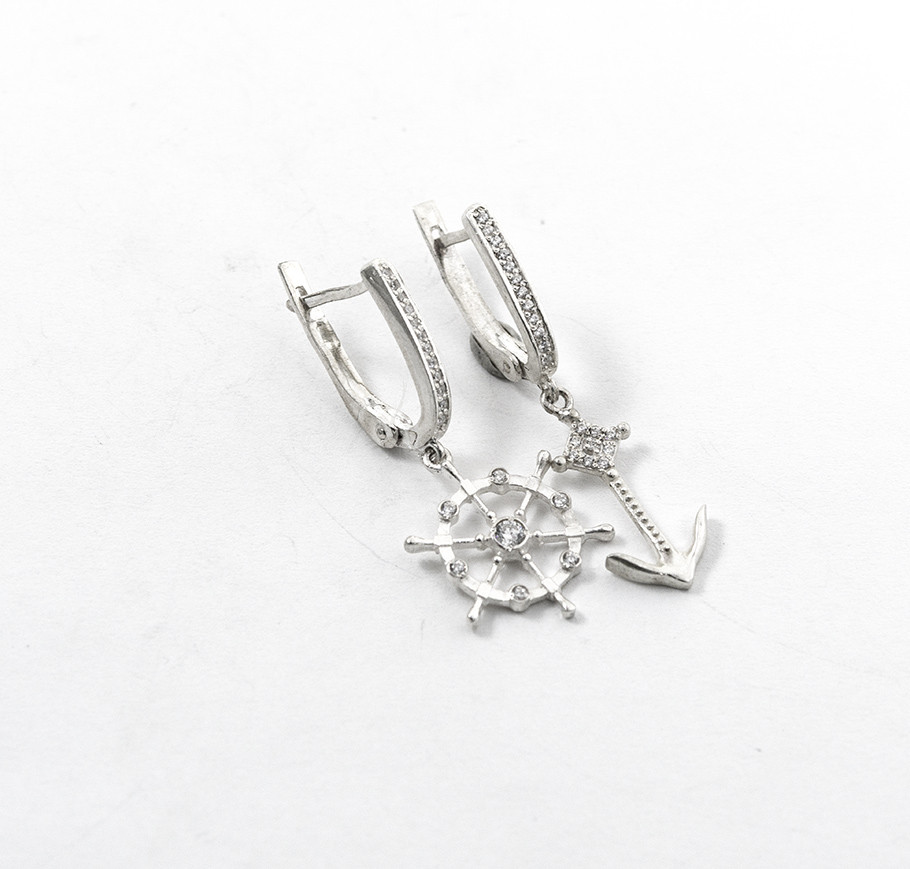 Сережки Якір і Штурвал, фото 1