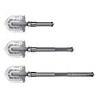 Складна тактична лопата Trizand 22640 — саперна лопата 16-в-1, складана, з чохлом, фото 3