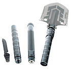 Складна тактична лопата Trizand 22640 — саперна лопата 16-в-1, складана, з чохлом, фото 2