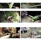 Складна тактична лопата Trizand 22640 — саперна лопата 16-в-1, складана, з чохлом, фото 9