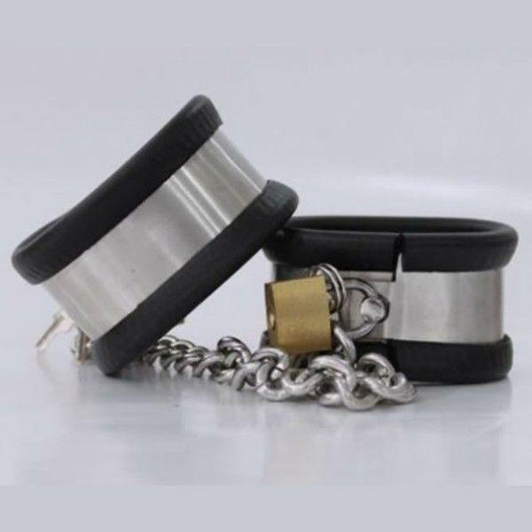 Кайдани для фіксації рук з нержавіючої сталі Bdsm4u IXI47348 Кайф, фото 1
