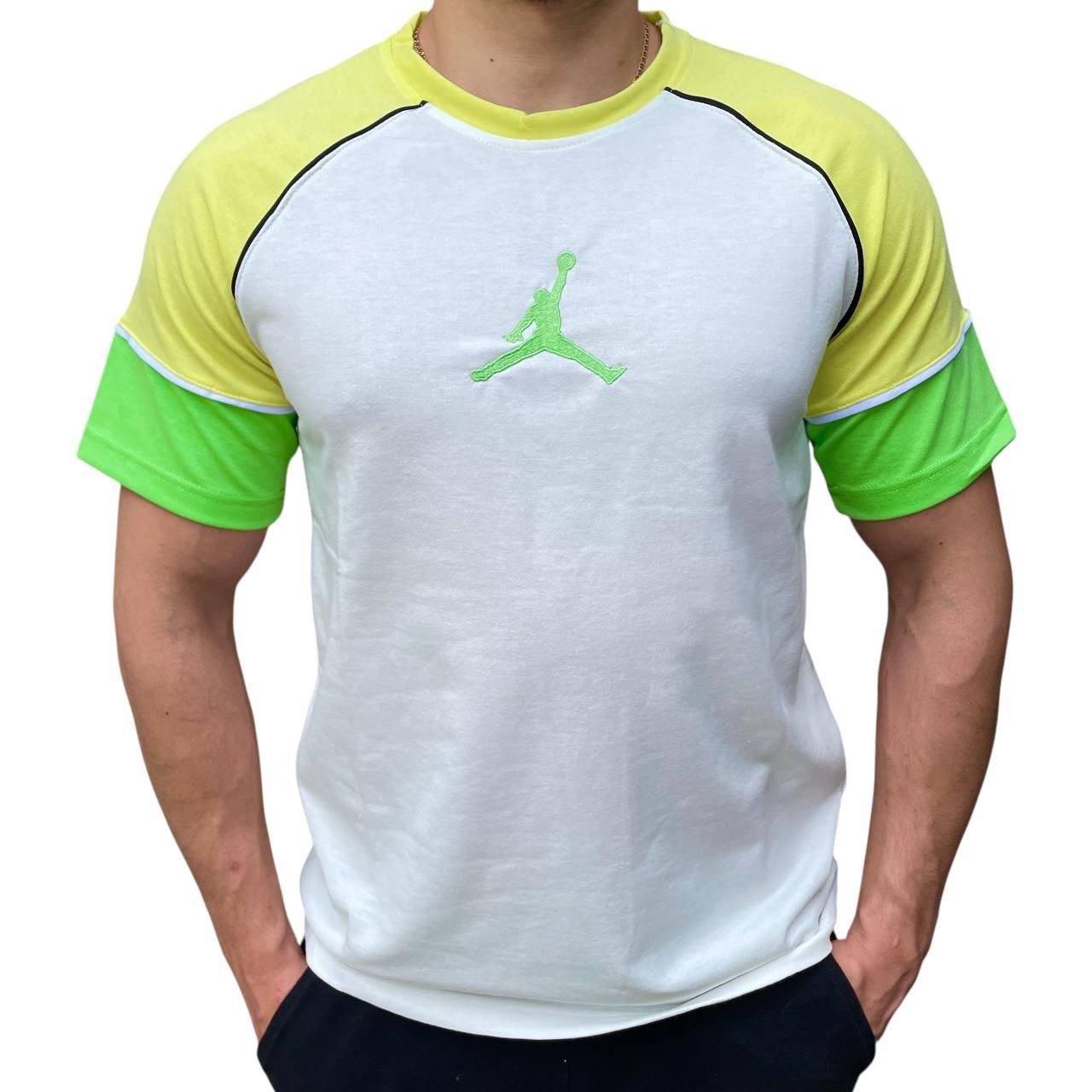 Футболка Jordan з вишитим логотипом, літня спортивна футболка Джордан, фото 1