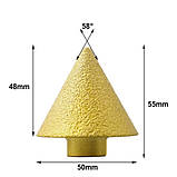 Р¤СЂРµР·Р° Р°Р»РјР°Р·РЅР°СЏ РєРѕРЅСѓСЃРЅР°СЏ 2-50РјРј M10 РїРѕ РєРµСЂР°РјРёРєРµ РіСЂР°РЅРёС‚Рµ РґР»СЏ РґСЂРµР»Рё, фото 4