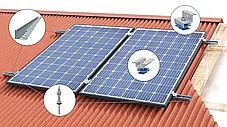 Направляючий оцинкований профіль С Solar 41×41×1,5 мм ( ціна за 6м), фото 4