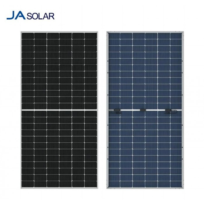 Монокристалічна сонячна панель JA Solar JAM72D40-595/MB Bifacial, N-Type, Double Glass