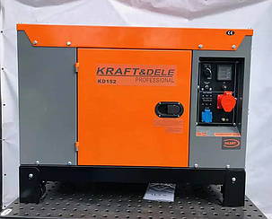Дизельний генератор 12–13 кВт однофазний Kraft&Dele KD152 електростанція