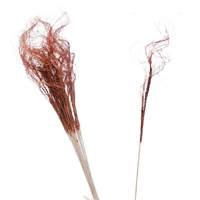 Прикраса новорічна Гілка Ковила рожева 55см  Ціна за уп.12шт 2-170 (0425), фото 1