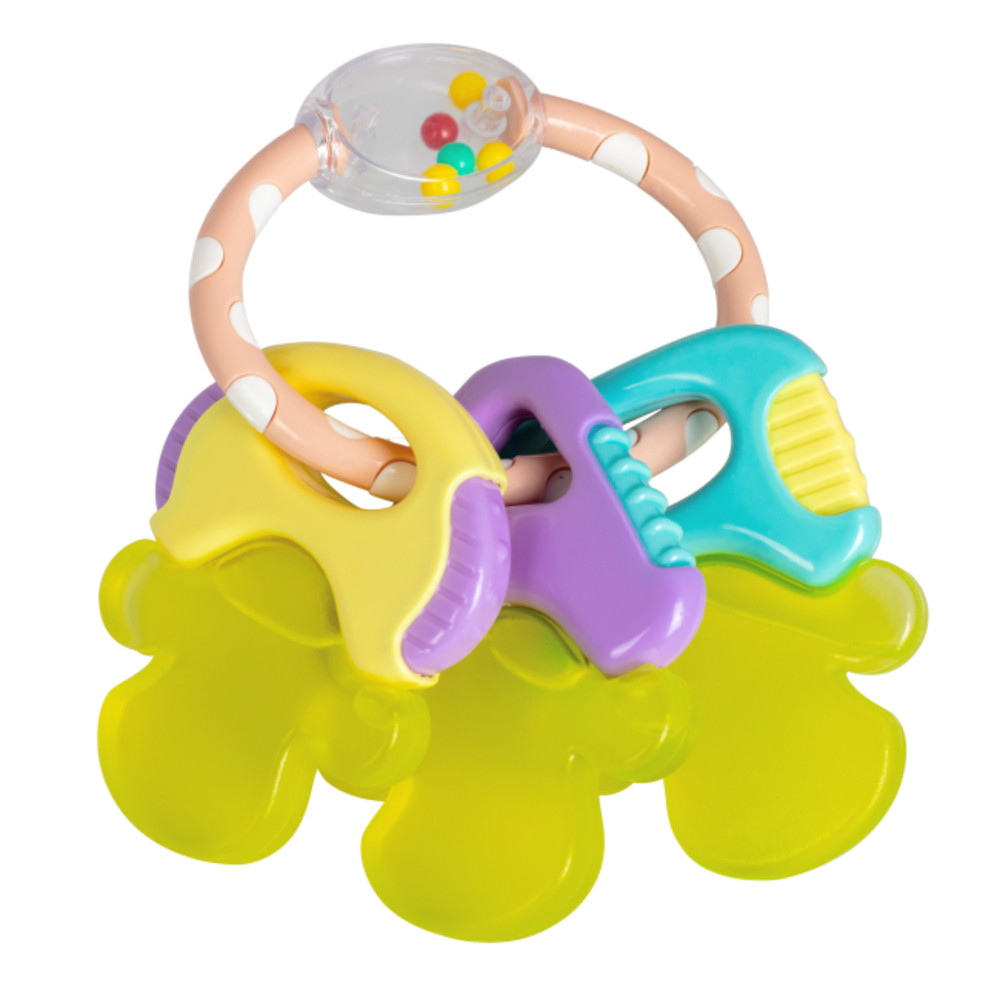Брязкальце-прорізувач Baby team Ключики з водою 8430, фото 1