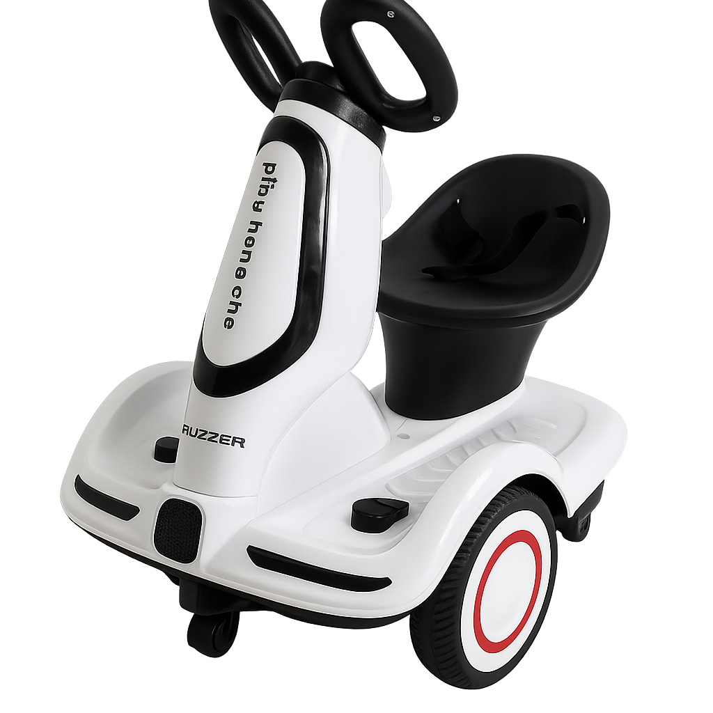 Дитячий електроскутер Rio UQD-7017 з ременями безпеки, музикою та Bluetooth, фото 1