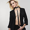 Чокер БДСМ під шкіру Bijoux Indiscrets MAZE-Tassel Chocker Black Talla, фото 7