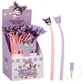 Ручка гелева синя Куромі  10-241 (21262)