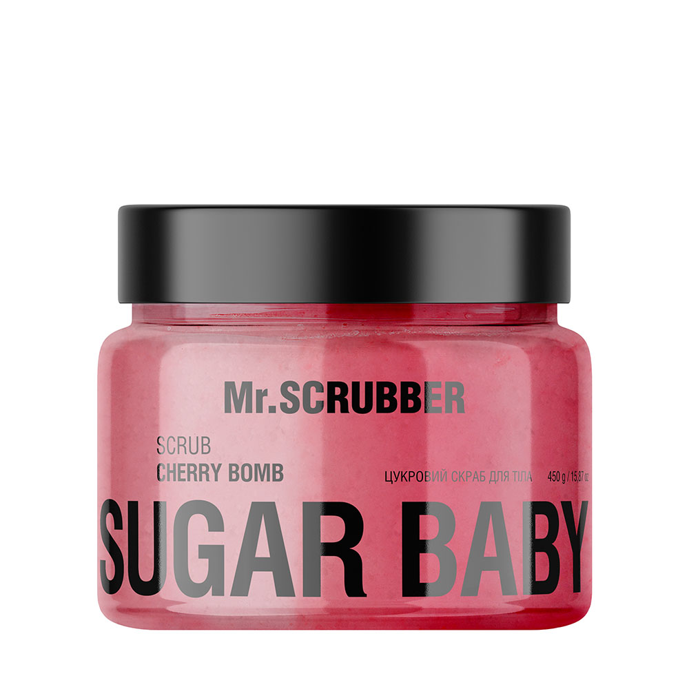Цукровий скраб для тіла Sugar Baby Cherry Bomb Mr.SCRUBBER 450 г, фото 1