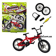 Пальчиковий Велосипед BMX Металевий Фінгербайк БМХ зі змінними колесами Skatepark Fingerbike