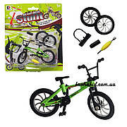 Пальчиковий Велосипед BMX Металевий Фінгербайк БМХ зі змінними колесами Skatepark Fingerbike