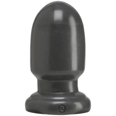 Велика анальна пробка вінілова гнучка для фістингу Doc Johnson American Bombshell L 12,4 см d 7,4 см Talla