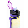 Пляшка для води Optima, 1000 мл жовто-фіолетова, фото 2