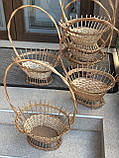 Кошики💐 з лози для 💐флористики. Арт:30-25, фото 2