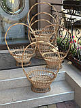 Кошики💐 з лози для 💐флористики. Арт:30-25, фото 8