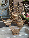 Кошики💐 з лози для 💐флористики. Арт:30-25, фото 3