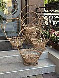 Кошики💐 з лози для 💐флористики. Арт:30-25, фото 7