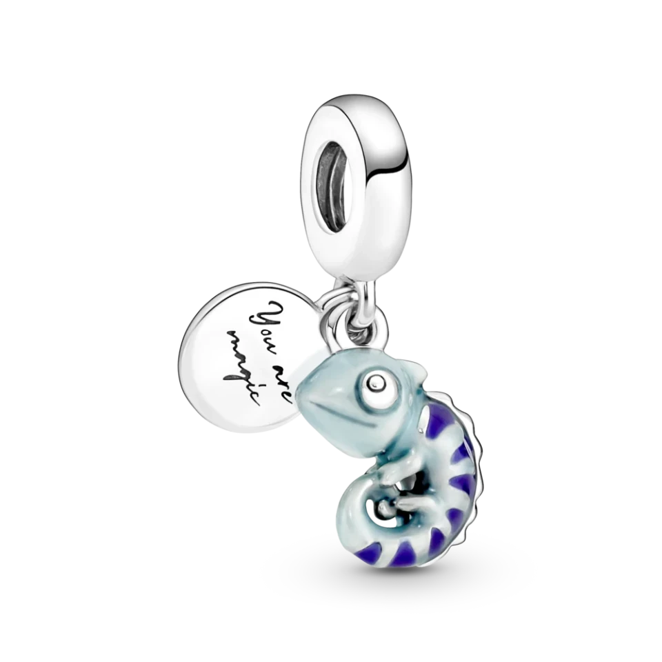 Срібна намистина Pandora «Хамелеон, що змінює колір» 791676C01, фото 1