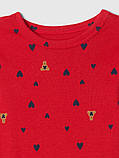 Дитяча піжама з принтом GAP лонгслів та штани 1159837316 (Червоний 3), фото 3