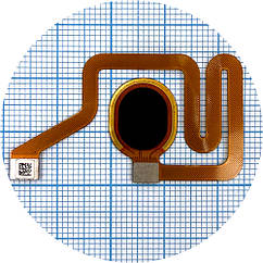 Шлейф ZTE Blade A7s 2020 A7020 зі сканером відбитка пальця (чорний)