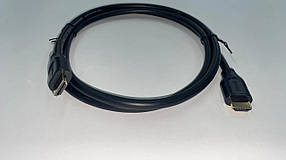 Кабель HDMI-HDMI 1.5 м (позолочені контакти, чорний)