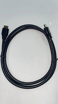 Кабель HDMI-HDMI 1.5 м (позолочені контакти, чорний), фото 2
