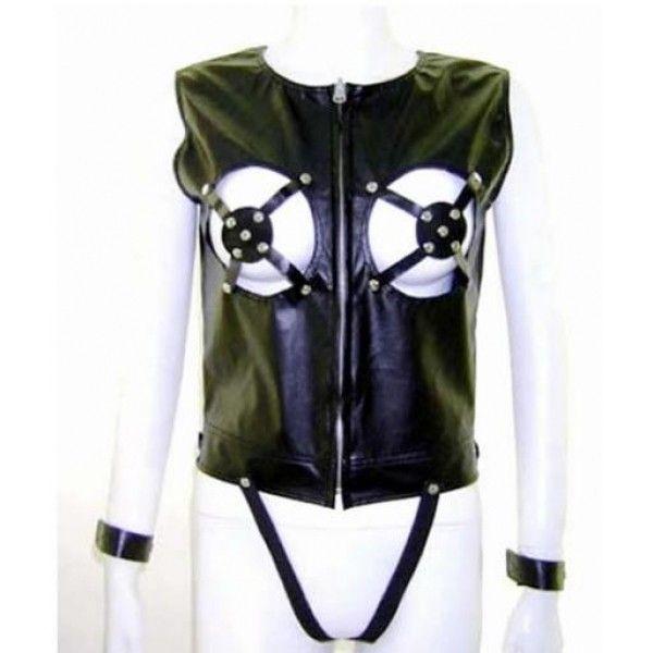 Портупея на все тіло з регульованими ременями для жінок чорного кольору Bdsm4u FS 21 Talla, фото 1