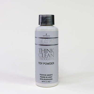 Пудра для догляду за інтимними іграшками Sensuva Think Clean Thoughts TOY Powder 56 грам Talla