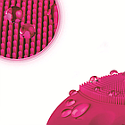 Електронна силіконова щітка для чищення обличчя / Масажна щітка для обличчя / Щітка для очищення шкіри, фото 6