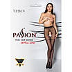 Колготки з відкритим доступом чорні passion tiopen 014 1/2 20 den імітація панчіх Talla, фото 5