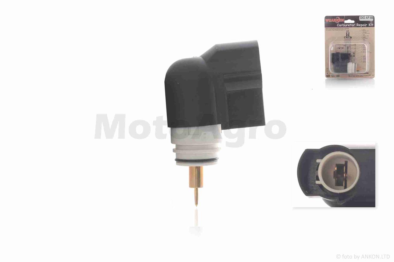 Електроклапан карбюратора на скутер хонда діо AF56/57/62 TODAY AF61 ZOOMER AF58 CREA AF55 (під фішку), фото 1