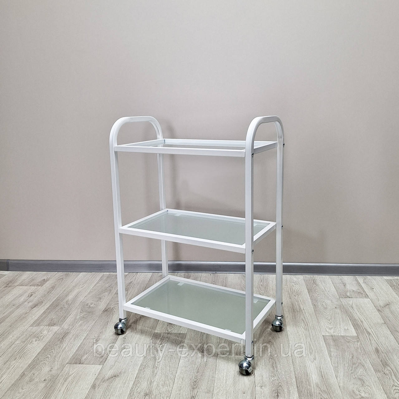 Візок для косметолога столик стоматологічний косметологічна візок маніпуляційна на 3 полиці ST 021, фото 1