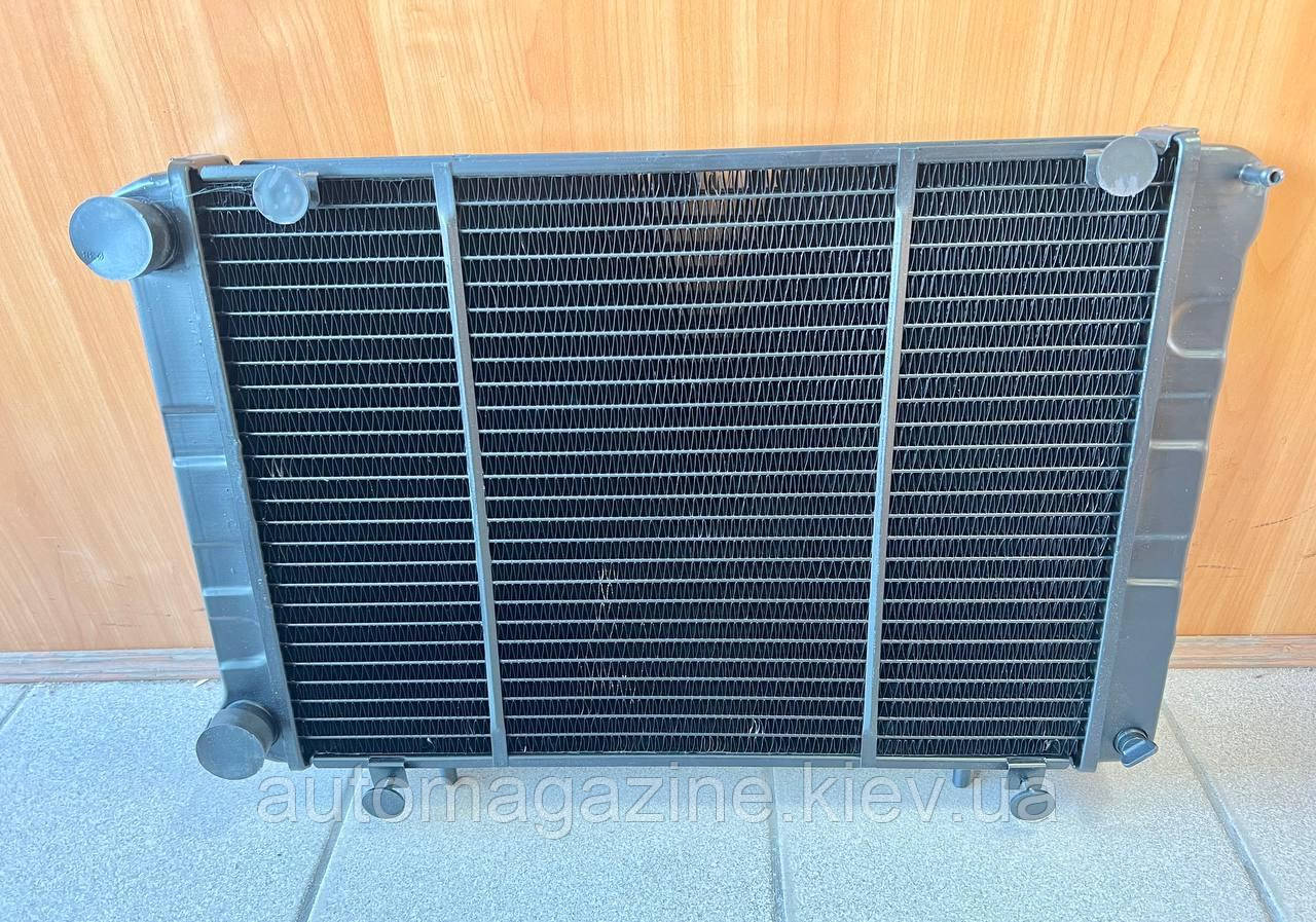 Радіатор охолодження мідний 3-х рядний Газель Бізнес (двигун 4216), фото 1