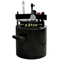 Автоклав гвинтовий газовий PRO-33 горловина 21 см (33 б. 0.5 л або 14б. 1л) вуглецева сталь