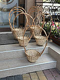 Кошики💐 з лози для флористики💐Арт:30-26, фото 5