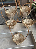 Кошики💐 з лози для флористики💐Арт:30-26, фото 8