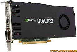 Nvidia QUADRO K4200 4GB GDDR5 DirectX 12 бюджетна відеокарта для ігор 2024 Vegas 3d max 3д макс монтажу Premiere САПР CAD 2к 4к ПК