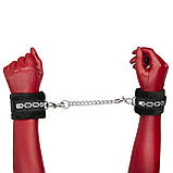 Наручники з кристалами чорного кольору Punishment Crystal Detail Handcuffs Кайф, фото 2