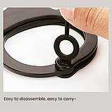 Наручник з ланцюжком та карабіном та ключиком чорний Roomfun Кайф, фото 6