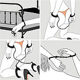 Наручник з ланцюжком та карабіном та ключиком чорний Roomfun Кайф, фото 10