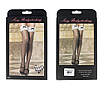 Панчохи чорні у сітку з білим ажурним верхом Star Night Sexy Stocking Talla, фото 6