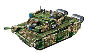 Конструктор танк на радіокеруванні 38см, 897 деталей, T8007